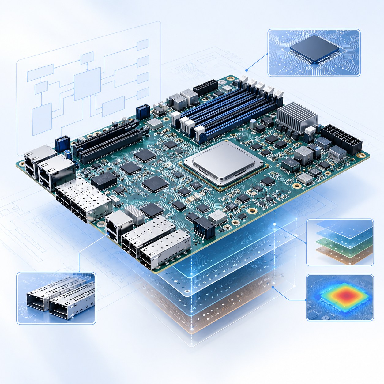 PCB板级工程示意图